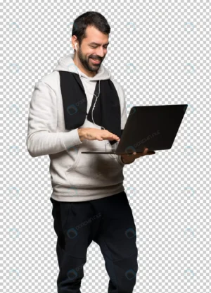 sport man with laptop celebrating victory rnd944 frp4033033 - title:Home - اورچین فایل - format: - sku: - keywords: p_id:18