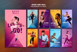 sport tech instagram stories template crc88114813 size103.3mb - title:Home - اورچین فایل - format: - sku: - keywords: p_id:18