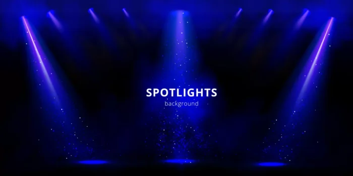spotlights background blue stage light beams with crcdcc678d0 size3.45mb - title:مجموعه نور افکن بر روی استیج - اورچین فایل - format:EPS - وکتور - sku:crcdcc678d0 - keywords:مجموعه نور افکن بر روی استیج, وکتور, فایل تکی, نور افکن p_id:94445