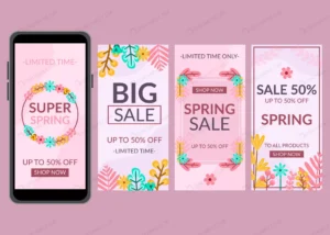 spring sale instagram stories pack crcaae20913 size1.59mb - title:Home - اورچین فایل - format: - sku: - keywords: p_id:18
