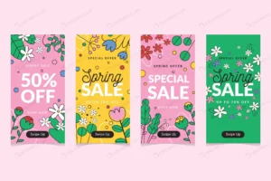 spring sale instagram story set crc13fd66c1 size1.88mb - title:Home - اورچین فایل - format: - sku: - keywords: p_id:18