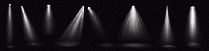 stage lights white spotlight beams glowing design crc63633a6a size2.5mb - title:وکتور نورهای حجمی بدون پس زمینه - اورچین فایل - format:EPS - وکتور - sku:crc63633a6a - keywords: p_id:98625