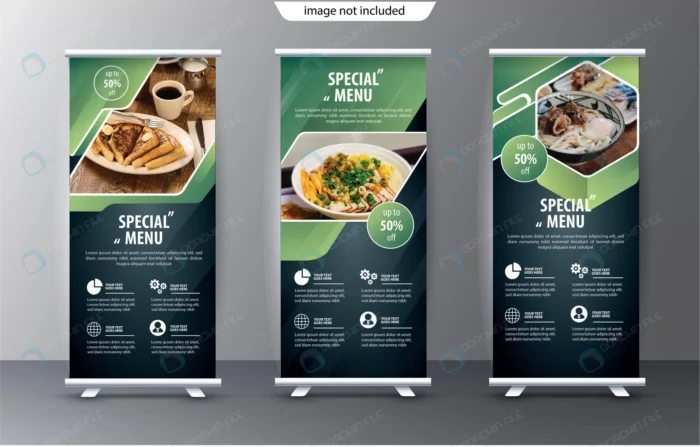 standee roll up banner template advertising 3 crcd20a1dc9 size4.90mb - title:مجموعه رول آپ استند مناسب فروش با تخفیف - اورچین فایل - format:EPS - وکتور - sku:crcd20a1dc9 - keywords: p_id:88685