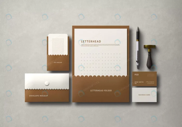 stationery mockup rnd720 frp29941716 - title:موکاپ کارت ویزیت و لوازم التحریر - اورچین فایل - format:PSD - فتوشاپ - sku:frp29941716 - keywords: p_id:67487