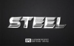 steel 3d text editable style effect template crc53ecd409 size12.78mb - title:Home - اورچین فایل - format: - sku: - keywords: p_id:18