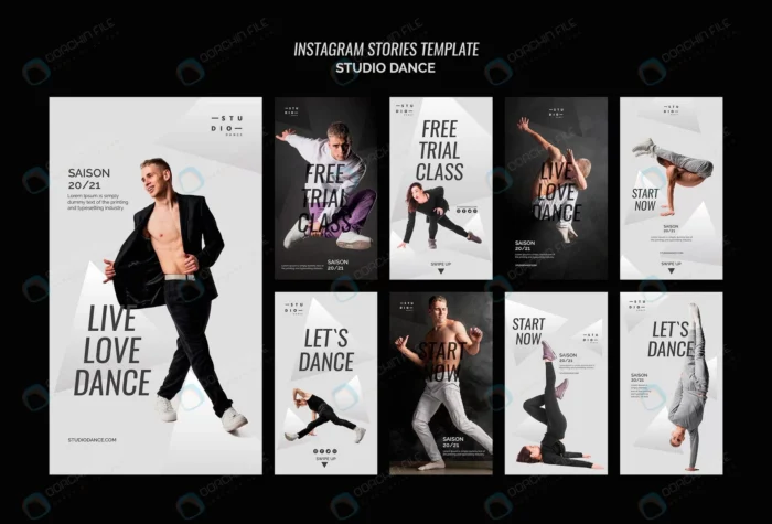 studio dance instagram stories template crc37cb1393 size38.86mb - title:دانلود تمپلیت لایه باز استوری اینستاگرام ورزشی - اورچین فایل - format:PSD - فتوشاپ - sku:crc37cb1393 - keywords: p_id:32473