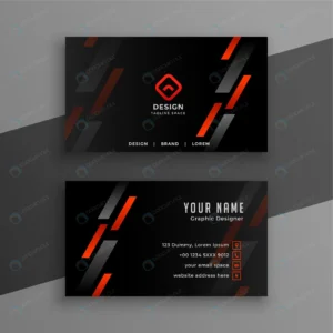 stylish black business card with red geometric li crcbfb9b7a3 size639.75kb - title:Home - اورچین فایل - format: - sku: - keywords: p_id:18