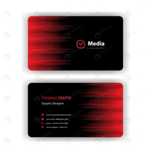 stylish business card with red bursts crc6385b33a size2.29mb - title:Home - اورچین فایل - format: - sku: - keywords: p_id:18