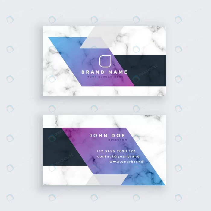 stylish geometric marble business card design crc6833bca5 size3.07mb - title:وکتور کارت ویزیت شرکتی - اورچین فایل - format:EPS - وکتور - sku:crc6833bca5 - keywords: p_id:57410