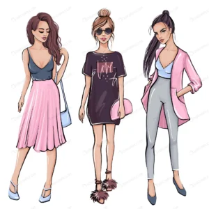 stylish girl fashion clothes hand drawn beautiful crcf5795e86 size6.11mb - title:Home - اورچین فایل - format: - sku: - keywords: p_id:18