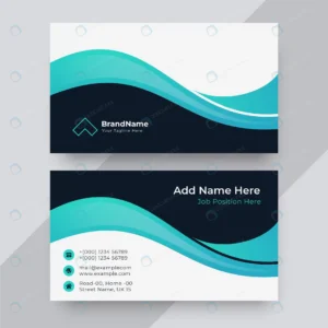 stylish wave business card template design crc6fc370c8 size1.09mb - title:Home - اورچین فایل - format: - sku: - keywords: p_id:18