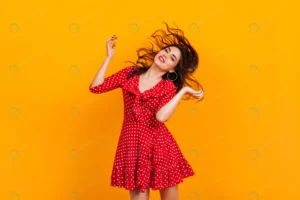 stylish young girl red short dress plays hair por crc275a1a07 size7.02mb 5472x3648 - title:Home - اورچین فایل - format: - sku: - keywords: p_id:18