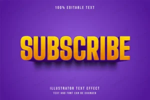 subscribe 3d editable text effect yellow gradatio crceda750e8 size2.55mb - title:Home - اورچین فایل - format: - sku: - keywords: p_id:18