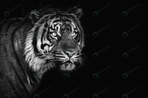 sumatran tiger black background remixed from phot crcee1963f9 size1.42mb 3001x2001 - title:Home - اورچین فایل - format: - sku: - keywords: p_id:18