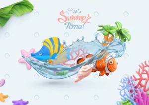 summer sea 3d card with coral reef tropical fish crc8a4cb61b size9.57mb - title:Home - اورچین فایل - format: - sku: - keywords: p_id:18