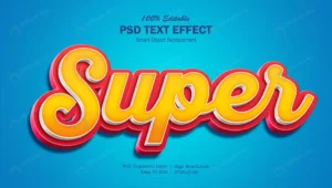 super 3d popup psd text effect crccd23a35a size7.65mb - title:Home - اورچین فایل - format: - sku: - keywords: p_id:18