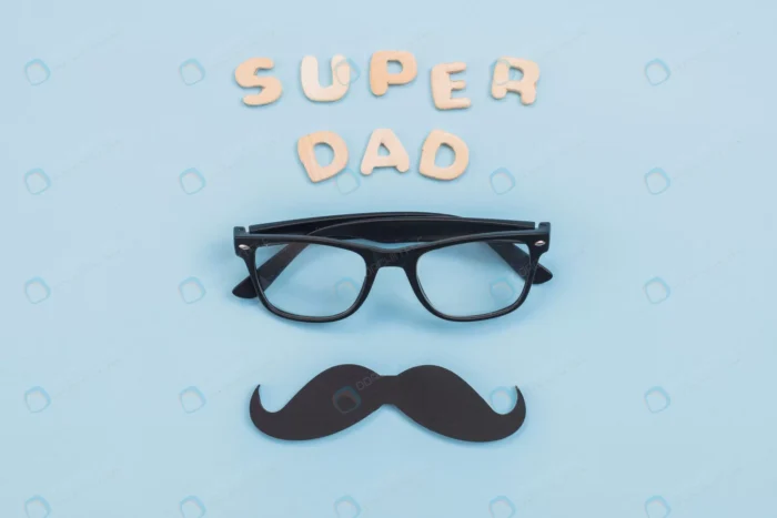 super dad inscription with glasses black mustache crc41ce8cf0 size12.15mb 7360x4912 1 - title:استوک تبریک روز پدر - اورچین فایل - format:JPG - استوک - sku:crc41ce8cf0 - keywords: p_id:45610