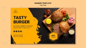 tasty burger banner template crc536f5976 size36.59mb - title:Home - اورچین فایل - format: - sku: - keywords: p_id:18