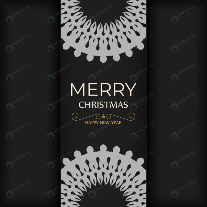 template greeting brochure merry christmas black crcc81bc508 size1.58mb 1 - title:قالب بروشور تبریک سال نو - اورچین فایل - format:EPS - وکتور - sku:crcc81bc508 - keywords: p_id:43943
