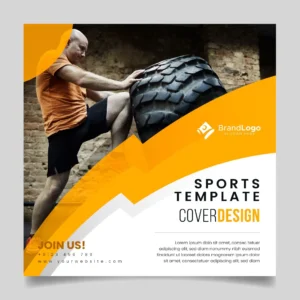 template sport flyer with photo - title:Home - اورچین فایل - format: - sku: - keywords: p_id:18