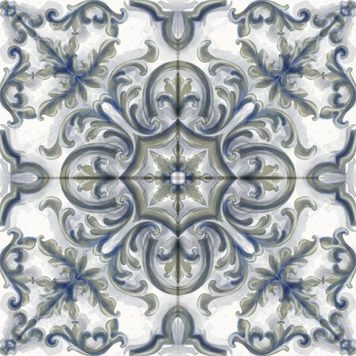 tile mosaic ornament watercolor 3 crc5fdb5e6c size11.34mb - title:کاشی سبک نقاشی آبرنگ - اورچین فایل - format:EPS - وکتور - sku:crc5fdb5e6c - keywords: p_id:101341