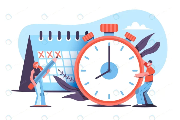 time management concept crc5661f1dc size750.47kb 1 - title:طرح کانسپت مدیریت زمان - اورچین فایل - format:EPS - وکتور - sku:crc5661f1dc - keywords: p_id:43623