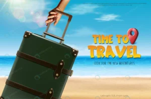 time travel banner tourist with luggage beach rnd151 frp17128680 - title:Home Main - اورچین فایل - format: - sku: - keywords: p_id:18