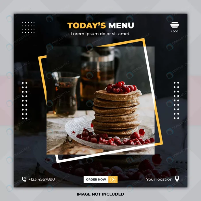 today s menu banner template crcf22739c5 size1.49mb - title:تمپلیت پست اینستاگرام کیک و شیرینی - اورچین فایل - format:PSD - فتوشاپ - sku:crcf22739c5 - keywords: p_id:82459