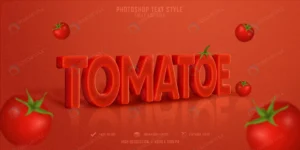 tomatoe 3d text style effect template design crcb75abc72 size50.18mb - title:Home - اورچین فایل - format: - sku: - keywords: p_id:18