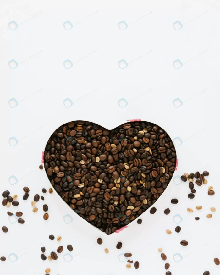 top view box coffee beans crcb2787fef size4.99mb 3752x4690 1 - title:تصویر استوک دانه های قهوه داخل قلب - اورچین فایل - format:JPG - استوک - sku:crcb2787fef - keywords:تصویر استوک دانه های قهوه داخل قلب, عکس استوک, تصویر استوک رایگان, خوردنی و نوشیدنی, دانلود رایگان, فایل تکی, قلب, قهوه p_id:50610