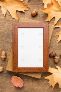 top view frame with autumn leaves acorns crcb42f21aa size2.77mb 3840x5760 - title:Home - اورچین فایل - format: - sku: - keywords: p_id:18