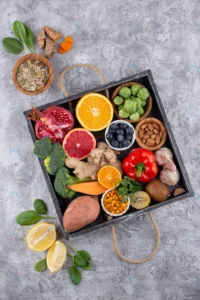 top view immunity boosting foods with vegetables crc606b60dc size14.84mb 3923x5885 - title:Home - اورچین فایل - format: - sku: - keywords: p_id:18