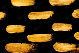 top view melted golden paint black background crc219025e2 size9.57mb 4800x3200 - title:Home Main - اورچین فایل - format: - sku: - keywords: p_id:18