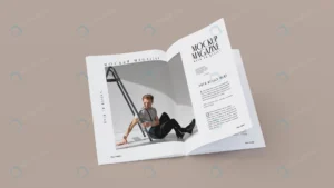 top view opened magazine design mockup 6 crcac3d3bea size48.68mb - title:Home - اورچین فایل - format: - sku: - keywords: p_id:18