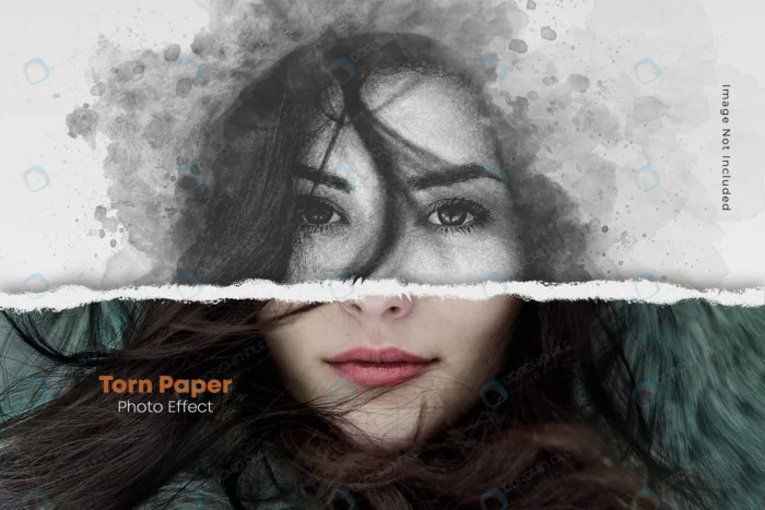 torn paper watercolor photo effect crca865e20a size18.79mb - title:افکت لایه باز کاغذ پاره شده و آبرنگ - اورچین فایل - format:PSD - فتوشاپ - sku:crca865e20a - keywords: p_id:58655