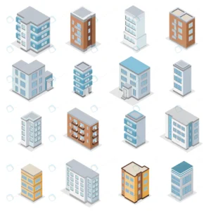 townhouse building icons set with city landscape crcf95c71fb size2.39mb - title:Home - اورچین فایل - format: - sku: - keywords: p_id:18