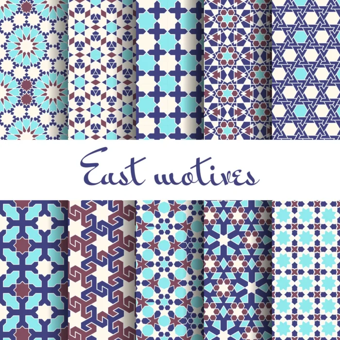 traditional arabic ornaments seamless pattern mus crc6ecba9bf size8.55mb - title:دانلود وکتور پترن یکپارچه تزئینی عربی - اورچین فایل - format:EPS - وکتور - sku:crc6ecba9bf - keywords: p_id:39172