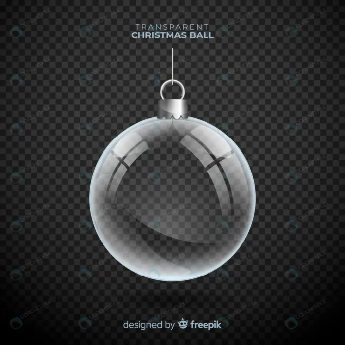 transparent christmas ball with elegant style crcdb518b13 size4.15mb 1 - title:وکتور فریم شیشه ای حباب شفاف - اورچین فایل - format:EPS - وکتور - sku:crcdb518b13 - keywords: p_id:52318