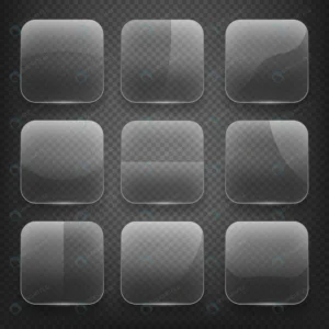 transparent glass square app buttons on checkered crce6cd7412 size3.16mb - title:Home - اورچین فایل - format: - sku: - keywords: p_id:18