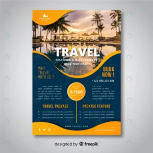 travel flyer template with photo rnd160 frp5417630 - title:Home - اورچین فایل - format: - sku: - keywords: p_id:18