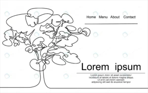 tree one line drawing ecology concept rnd216 frp31526312 - title:Home - اورچین فایل - format: - sku: - keywords: p_id:18