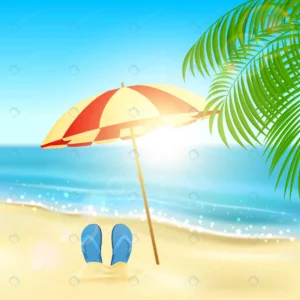 tropical background with flip flops umbrella sand crcc5a5305d size7.66mb - title:Home - اورچین فایل - format: - sku: - keywords: p_id:18