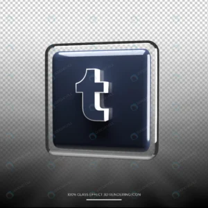 tumblr icon 3d rendering with glass style crcd842dff2 size2.75mb - title:Home - اورچین فایل - format: - sku: - keywords: p_id:18