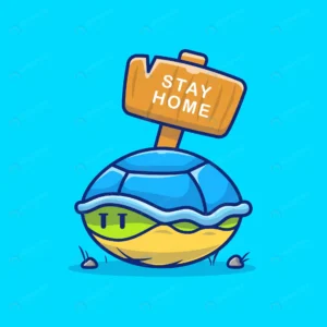 turtle shell illustration stay home mascot cartoo crcac1ad5e7 size0.70mb - title:Home - اورچین فایل - format: - sku: - keywords: p_id:18