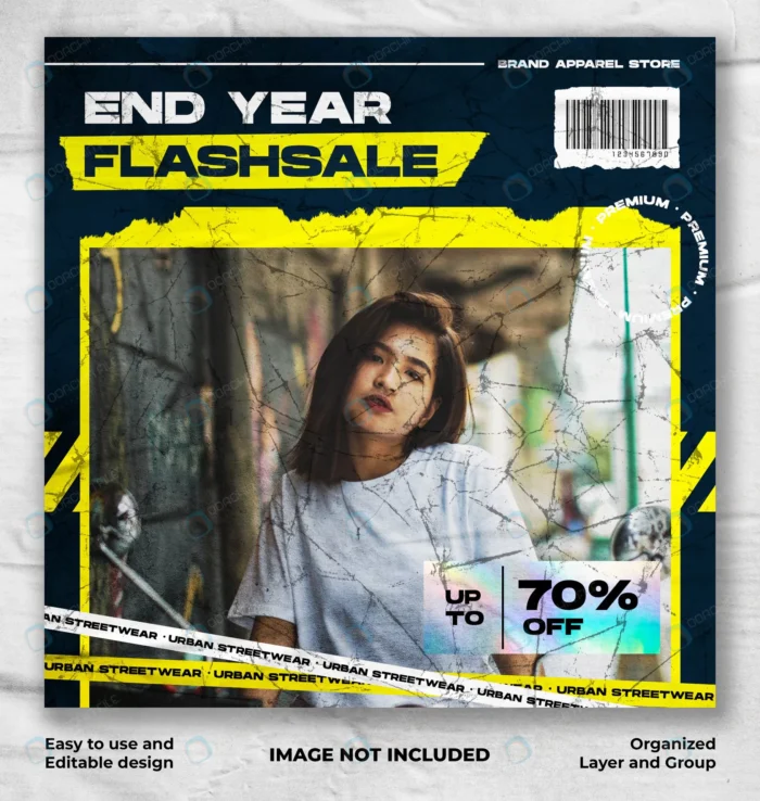 urban fashion streetwear banner instagram post te crcc2744b7f size34.79mb - title:قالب پست اینستاگرام در مورد مد شهری - اورچین فایل - format:PSD - فتوشاپ - sku:crcc2744b7f - keywords: p_id:56385