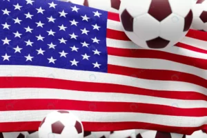 usa flag with ball football 2022 minimal 3d render rnd654 frp31169482 - title:Home - اورچین فایل - format: - sku: - keywords: p_id:18