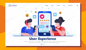 user experience landing page website illustration crc8e46c3ac size1.23mb - title:Home - اورچین فایل - format: - sku: - keywords: p_id:18