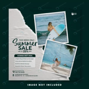 vacation summer social media post banner template rnd793 frp15242187 - title:Home - اورچین فایل - format: - sku: - keywords: p_id:18