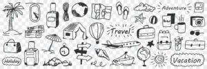 vacations adventure doodle set collection hand dra rnd512 frp13258646 - title:Home - اورچین فایل - format: - sku: - keywords: p_id:18