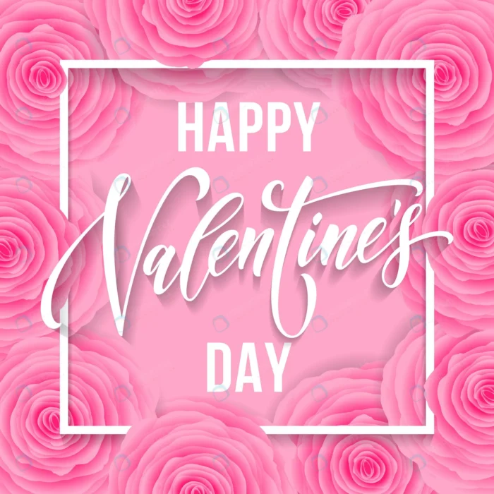 valenines flowers pattern greeting text lettering crc069f06c7 size2.5mb - title:دانلود کارت پستال تبریک روز ولنتاین - اورچین فایل - format:EPS - وکتور - sku:crc069f06c7 - keywords: p_id:35728